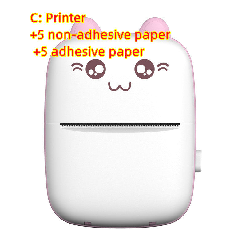 Mini Inkless Bluetooth Pocket Printer Compatible with iOS, Android