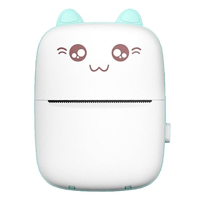 Mini Inkless Bluetooth Pocket Printer Compatible with iOS, Android