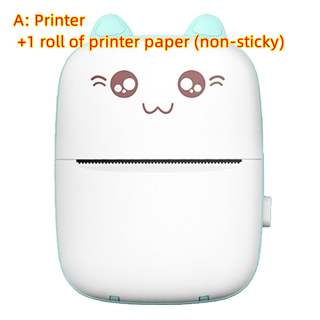 Mini Inkless Bluetooth Pocket Printer Compatible with iOS, Android