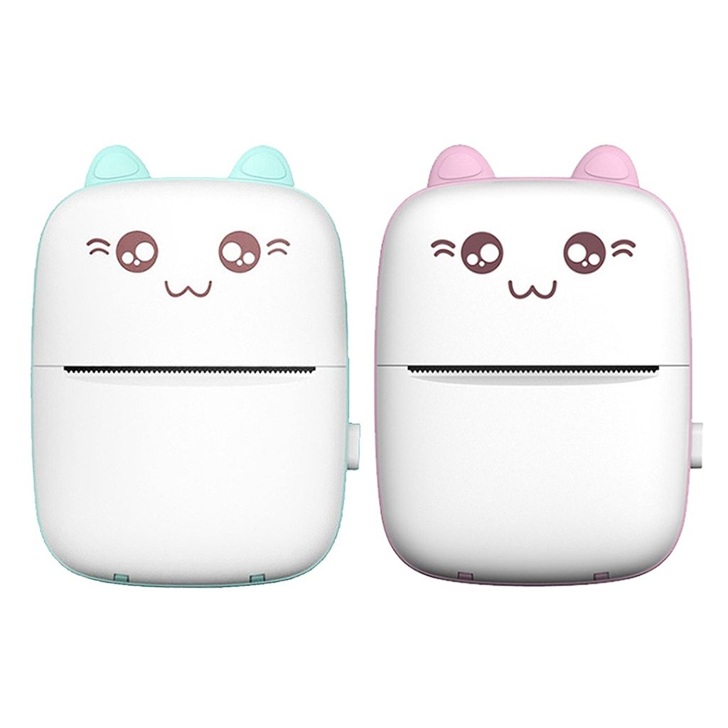 Mini Inkless Bluetooth Pocket Printer Compatible with iOS, Android
