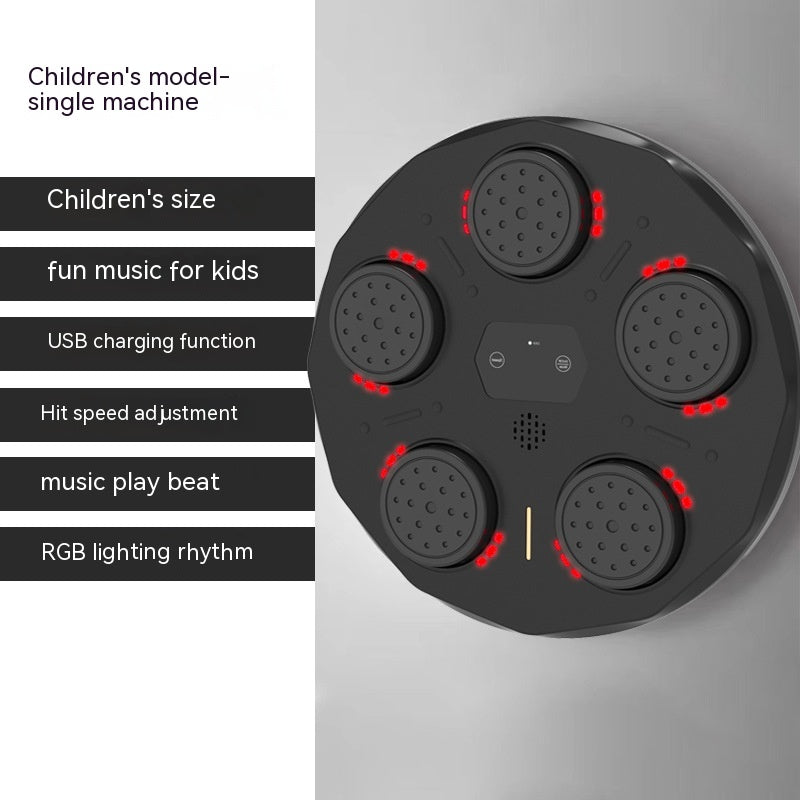 Music Boxing Machine Blue Light Hitting Reaction Boxing Target Intelligent Electronic Wall Target
