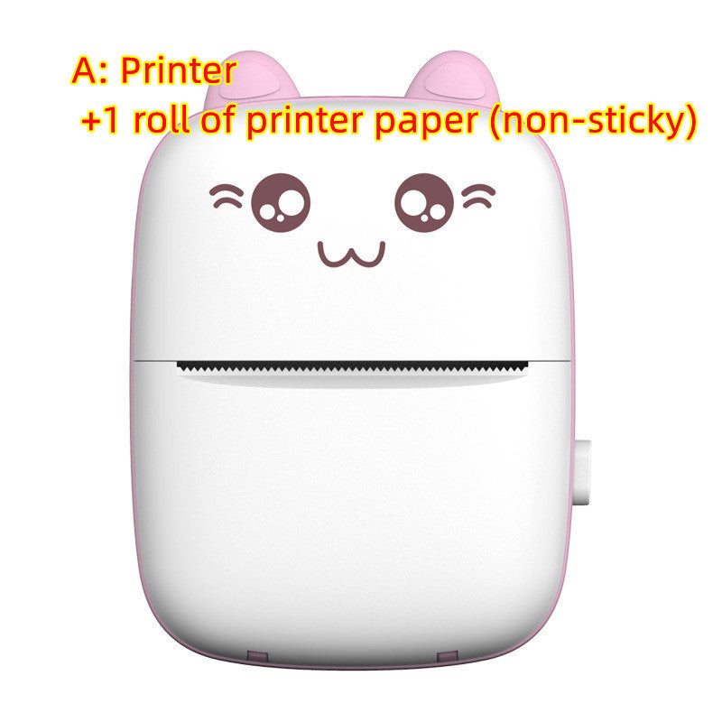 Mini Inkless Bluetooth Pocket Printer Compatible with iOS, Android