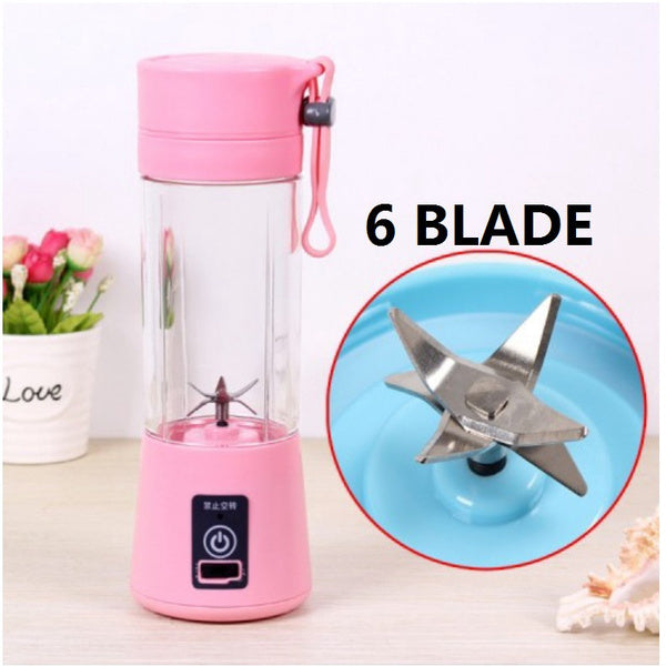 Portable 6 Blades Electric Juicer Pro