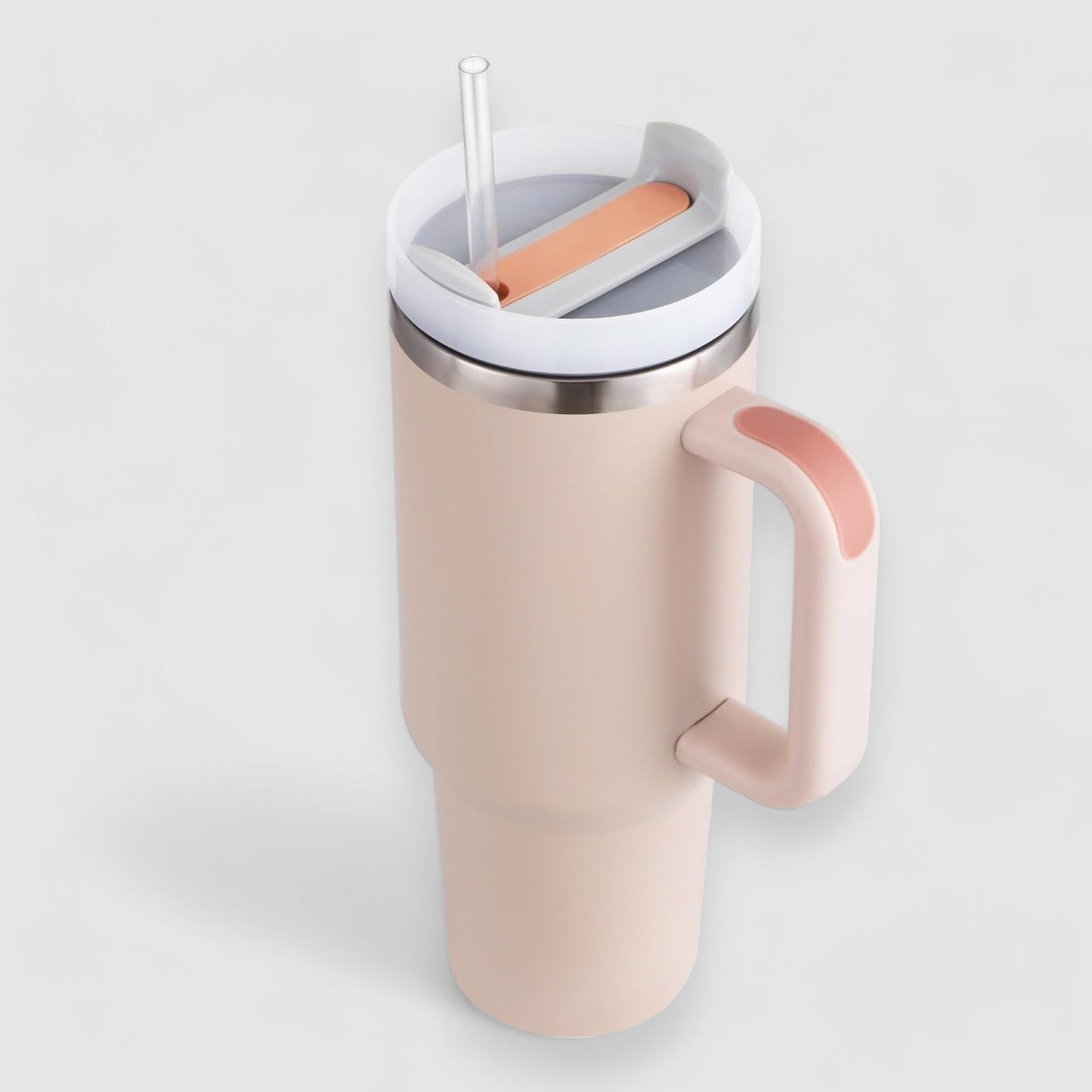 1200ml Tumbler With Handle, Stainless Steel, Insulated