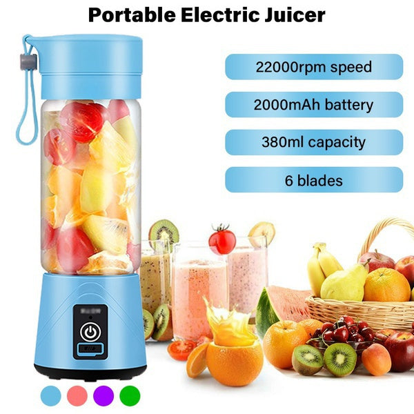 Portable 6 Blades Electric Juicer Pro