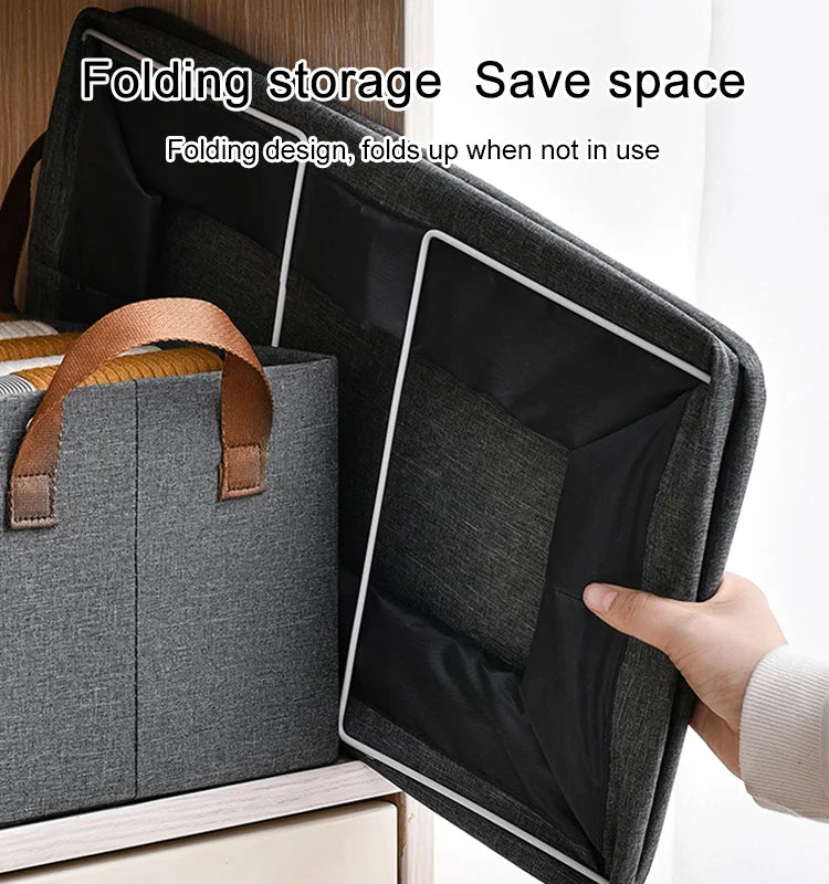 26L Clothes Storage Box Large Foldable Wardrobe Clothes Organizer