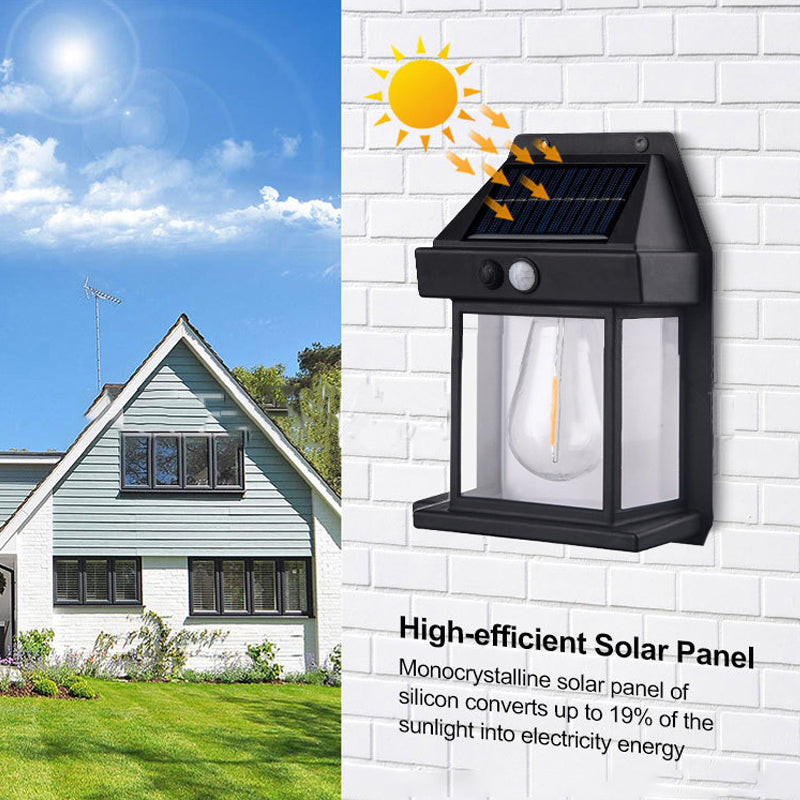 Solar Wall Light Lamp Outdoor, Wireless with 3 Modes & Motion Sensor