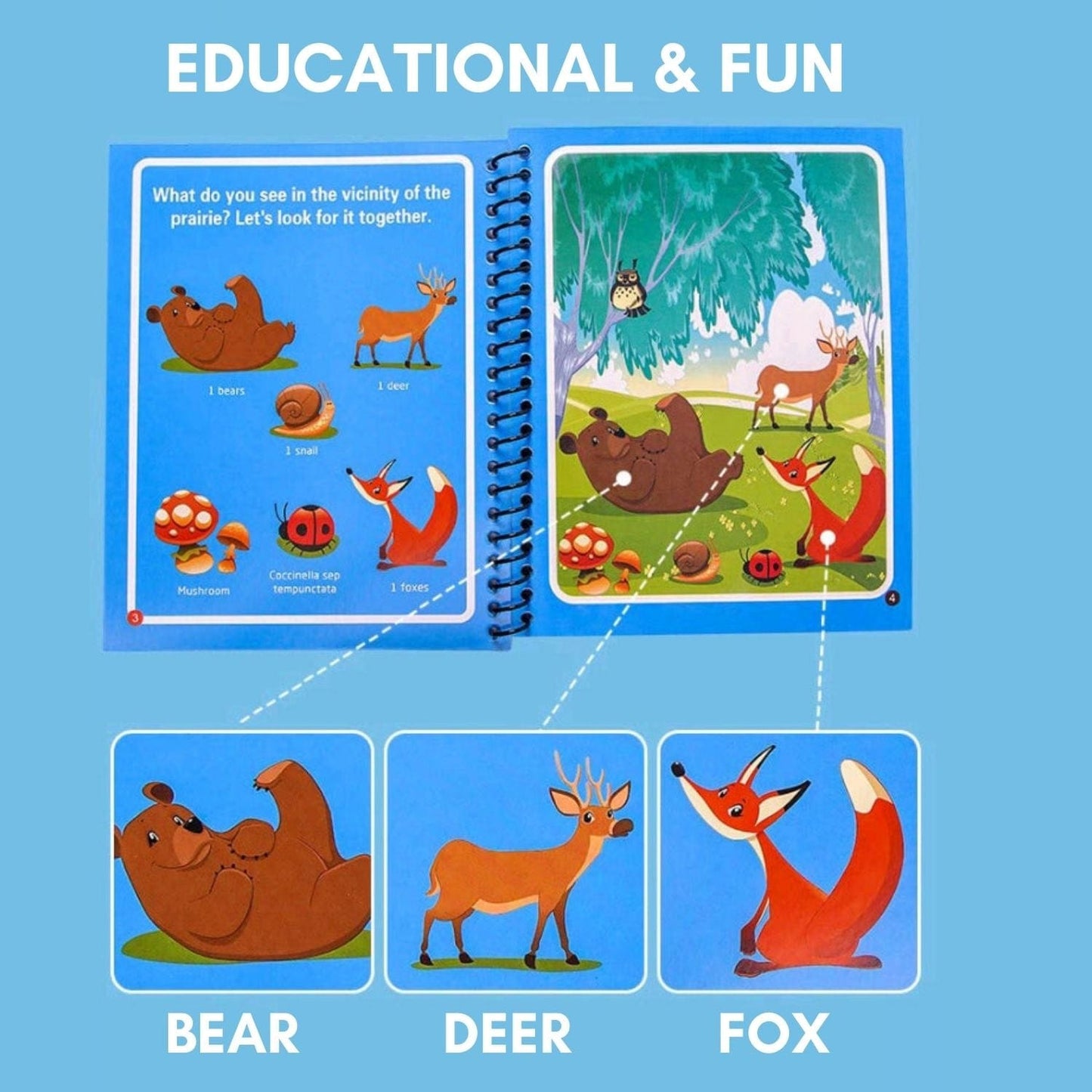 Magic Book Water Painting Book