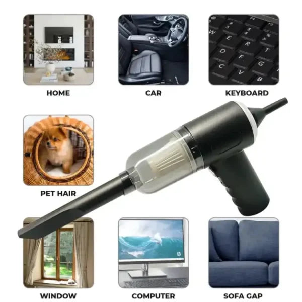 3 in 1 Mini Rechargeable Car Vacuum Cleaner