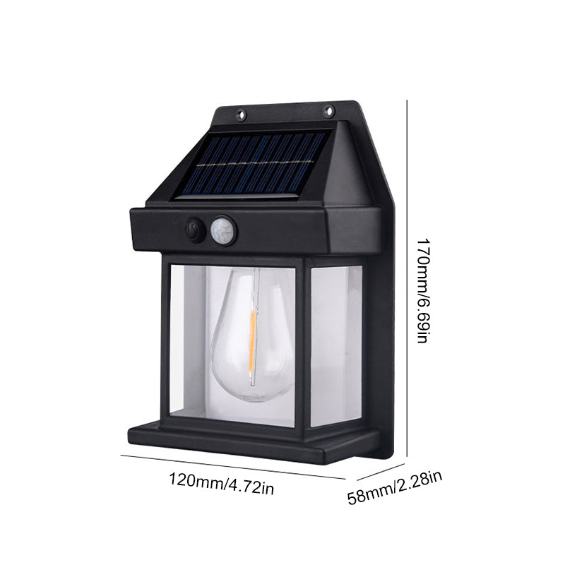 Solar Wall Light Lamp Outdoor, Wireless with 3 Modes & Motion Sensor