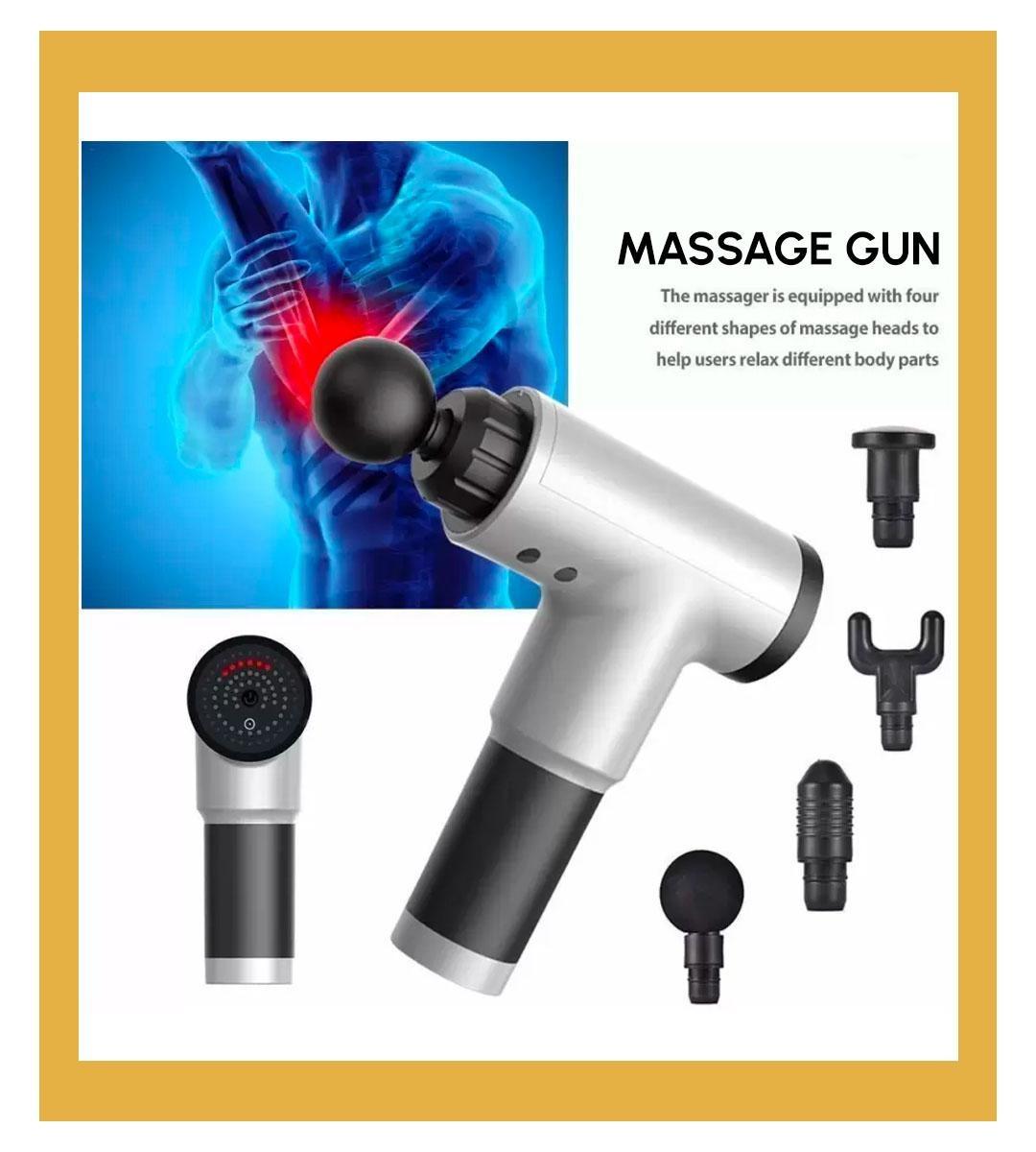 Deep Tissue Massage Gun | Percussion Muscle Massager for Full Body Pain Relief of Neck, Shoulder, Back, Foot