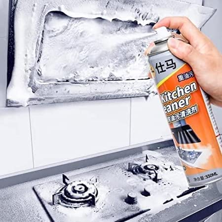 Multi-Purpose Foam Kitchen Cleaner Spray Grease Stain Remover 500 ML