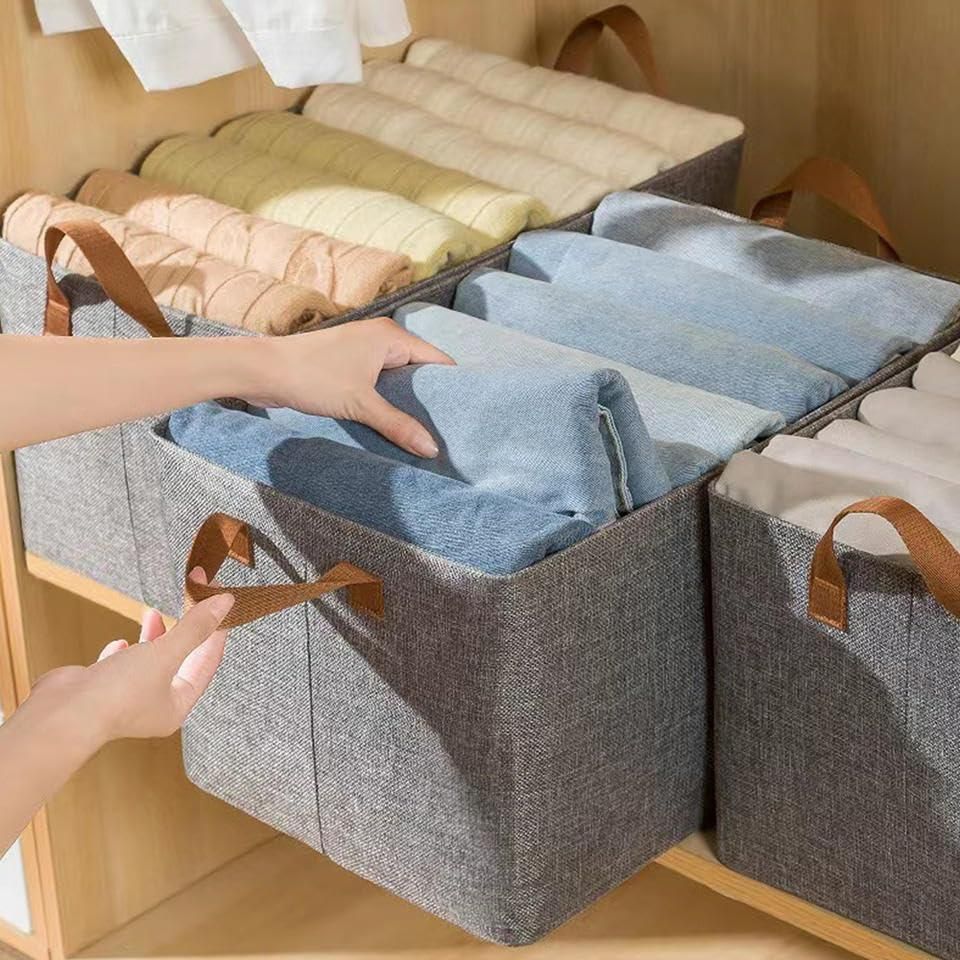 26L Clothes Storage Box Large Foldable Wardrobe Clothes Organizer