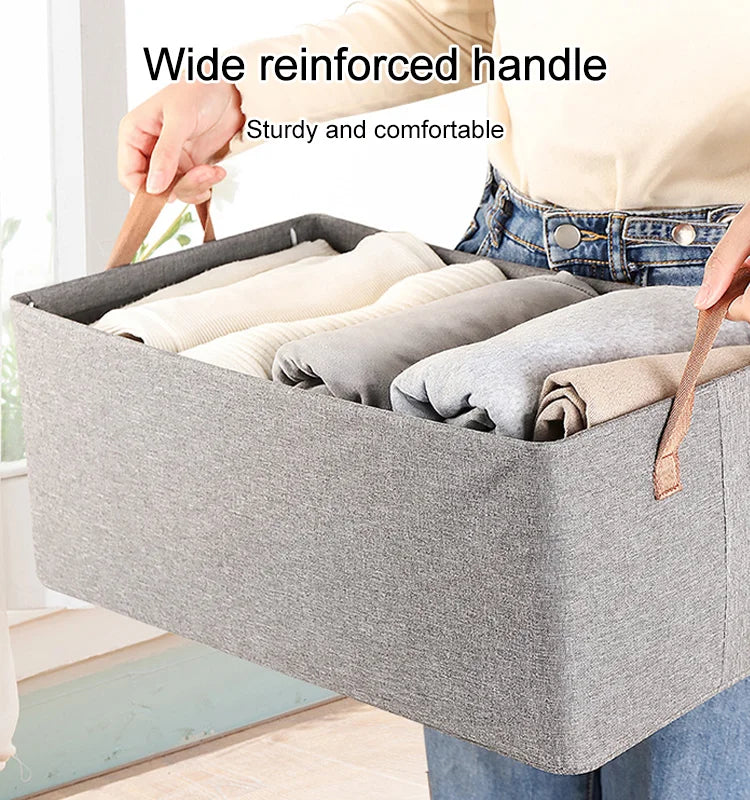 26L Clothes Storage Box Large Foldable Wardrobe Clothes Organizer