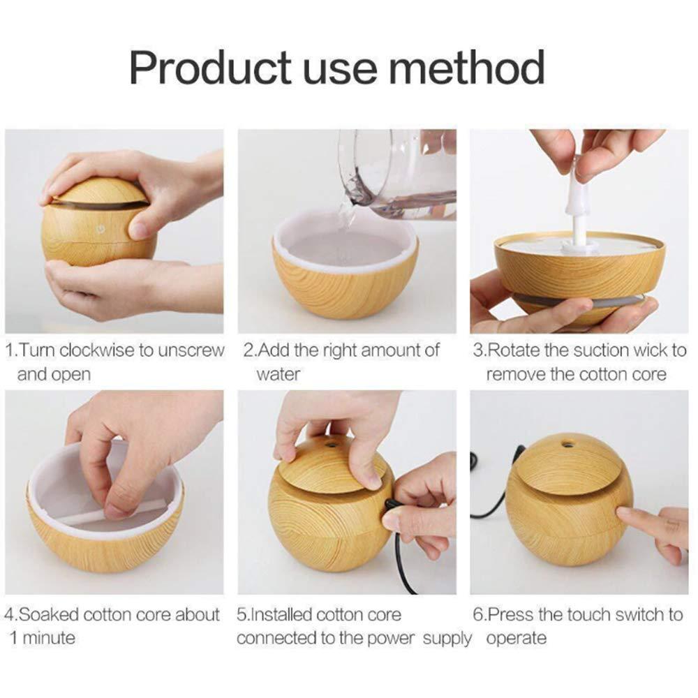 Wooden Aroma Diffuser Humidifier