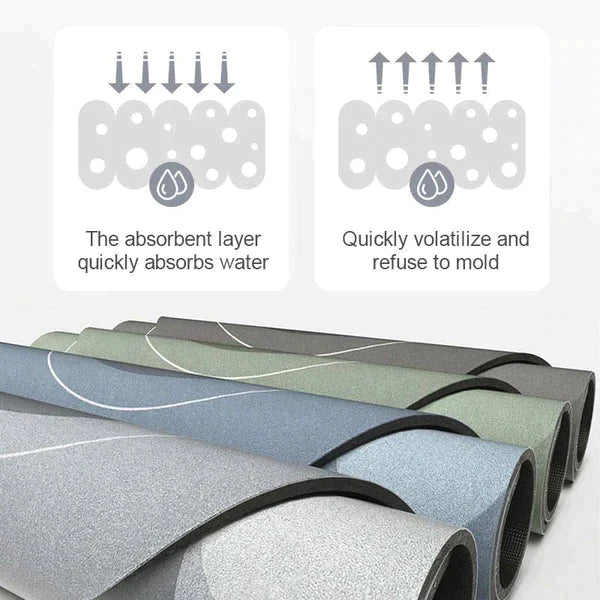 Non-Slip Mat Super Absorbent Anti Skid Bathroom Floor Mat - SIGMA STORE