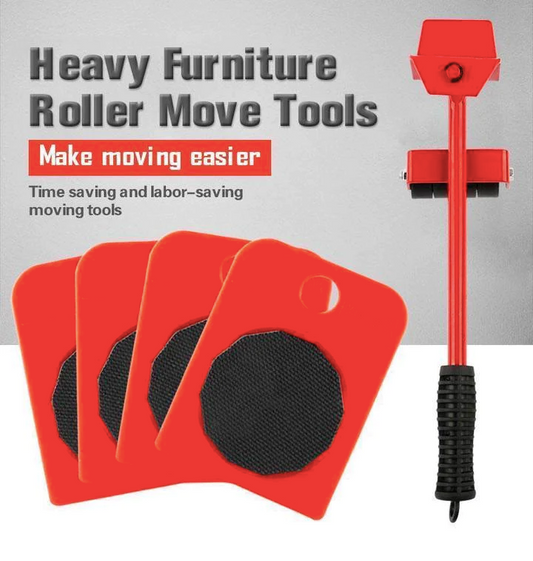 Heavy Duty Furniture Lifter Mover Tool Set, Furniture Moving Roller Wheel Set