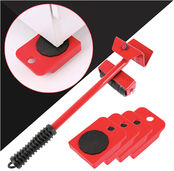 Heavy Duty Furniture Lifter Mover Tool Set, Furniture Moving Roller Wheel Set