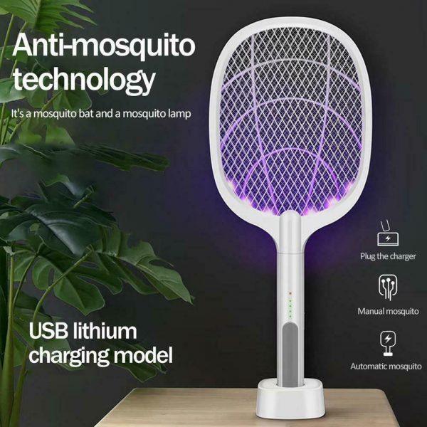 Mosquito Killer 2 in 1 Lamp and Racket - SIGMA STORE