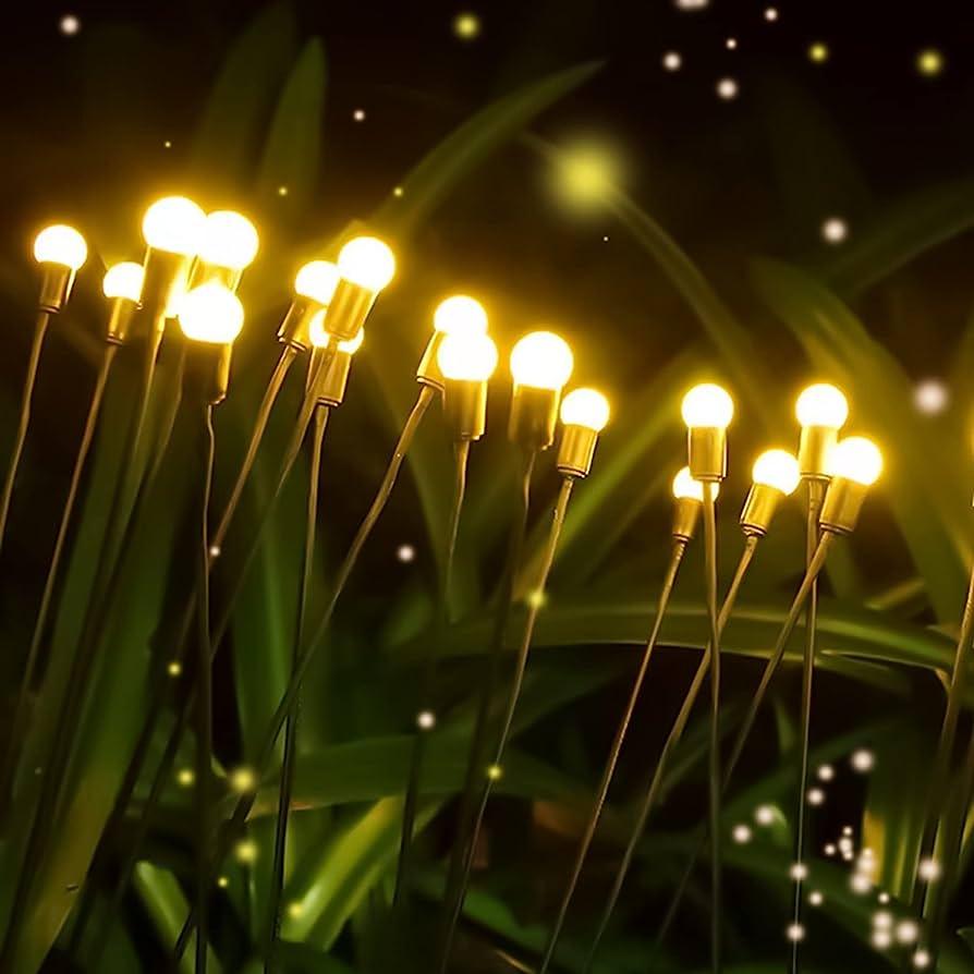 Solar Firefly Sparkle Garden Lights 8 LED