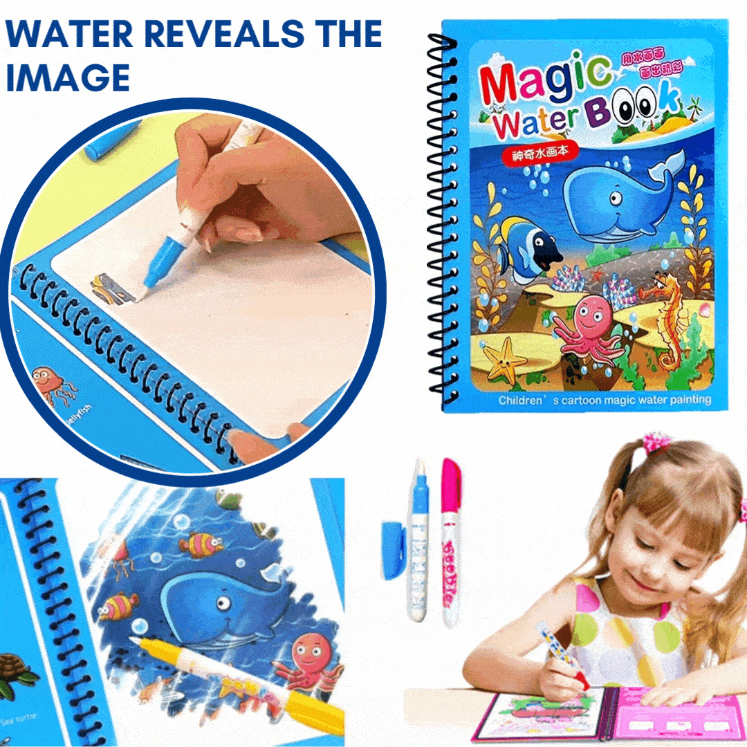 Magic Book Water Painting Book