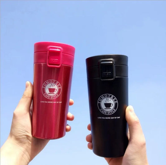 Coffee Travel Mug, Insulated Coffee Cup with Leakproof Lid, 380ml Vacuum Insulated Stainless Steel