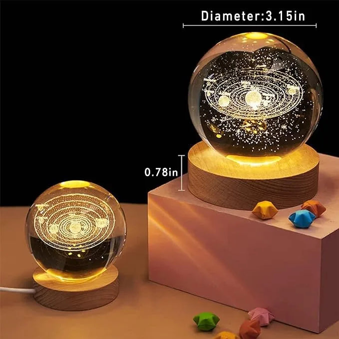 3D crystal lamp ball