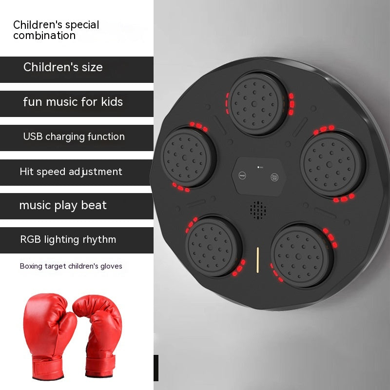 Music Boxing Machine Blue Light Hitting Reaction Boxing Target Intelligent Electronic Wall Target