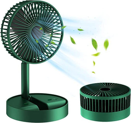 Portable Table Fan USB Rechargeable Fan with 3 Speed