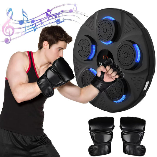 Music Boxing Machine Blue Light Hitting Reaction Boxing Target Intelligent Electronic Wall Target