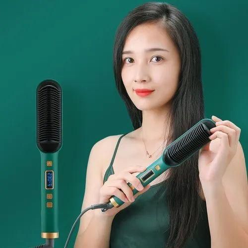 Hair Straightener Professional Electric Comb Brush