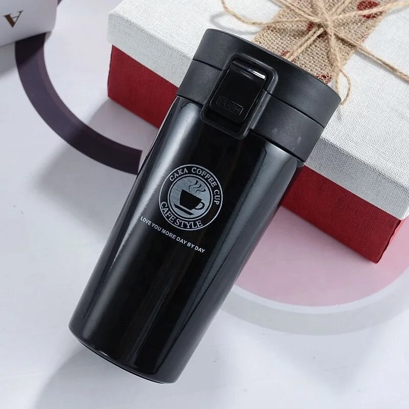 Coffee Travel Mug, Insulated Coffee Cup with Leakproof Lid, 380ml Vacuum Insulated Stainless Steel