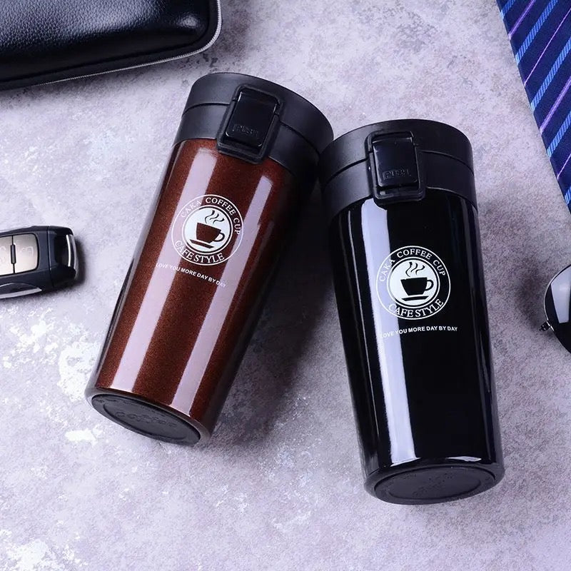 Coffee Travel Mug, Insulated Coffee Cup with Leakproof Lid, 380ml Vacuum Insulated Stainless Steel