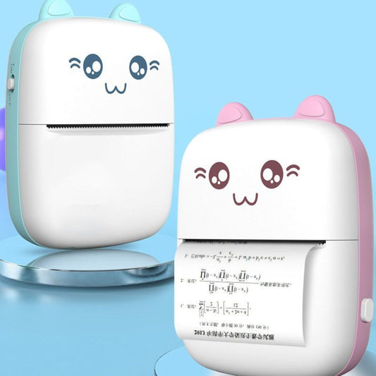 Mini Inkless Bluetooth Pocket Printer Compatible with iOS, Android