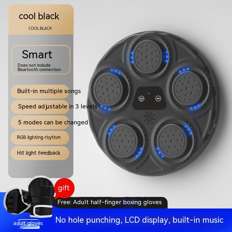 Music Boxing Machine Blue Light Hitting Reaction Boxing Target Intelligent Electronic Wall Target