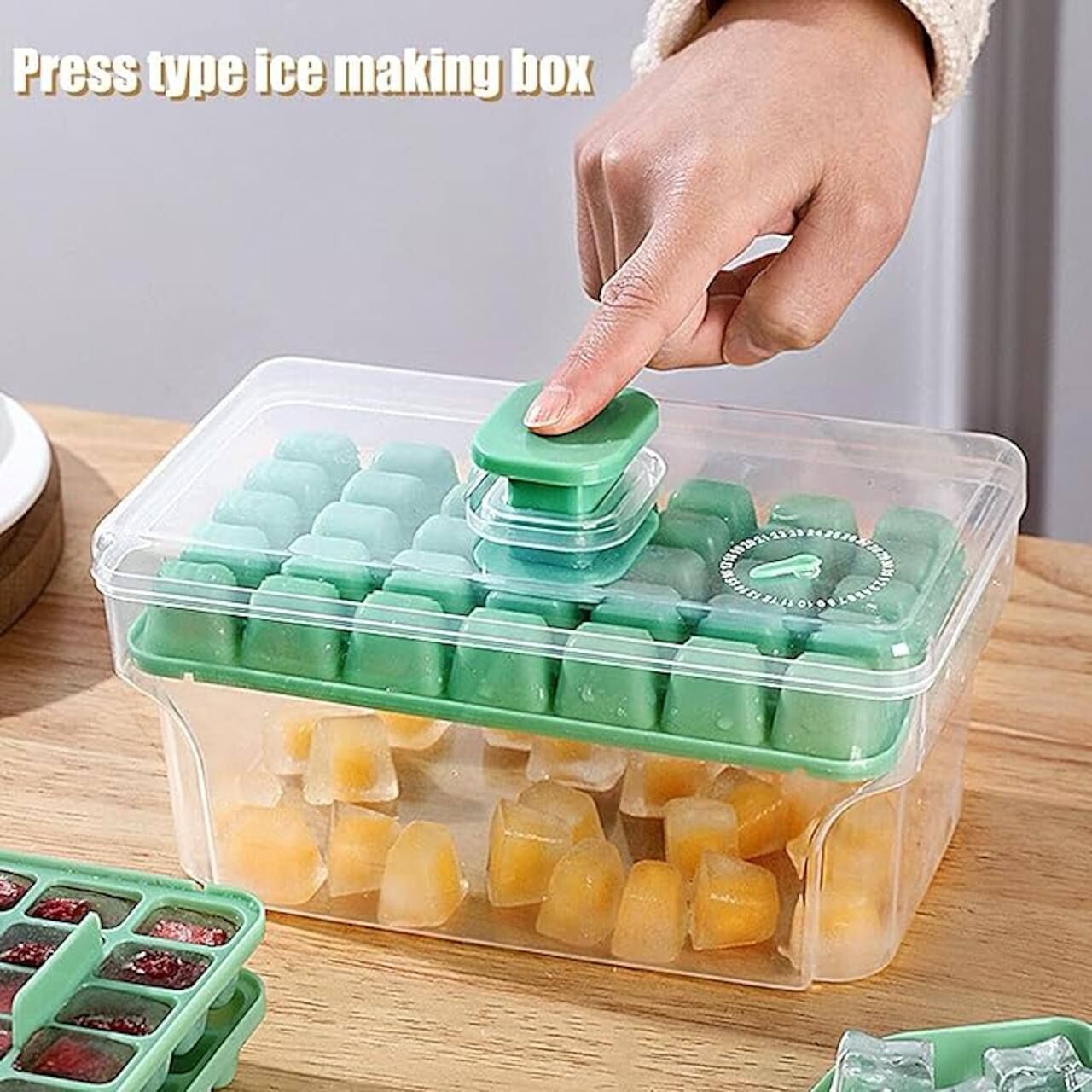 Effortless Ice Cube Maker, Quick Release Ice Mold