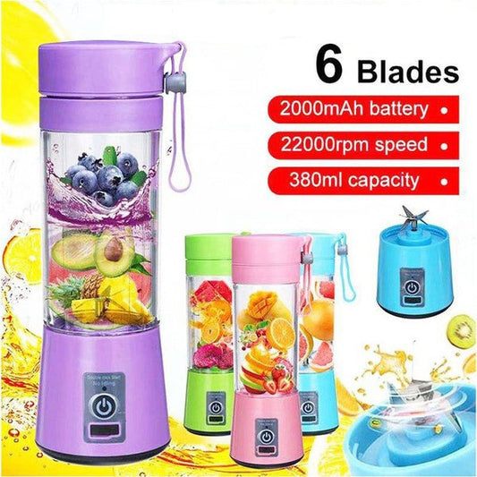 Portable 6 Blades Electric Juicer Pro