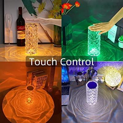 Crystal Rose Touch Lamp - SIGMA STORE