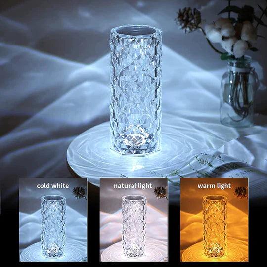 Crystal Rose Touch Lamp - SIGMA STORE