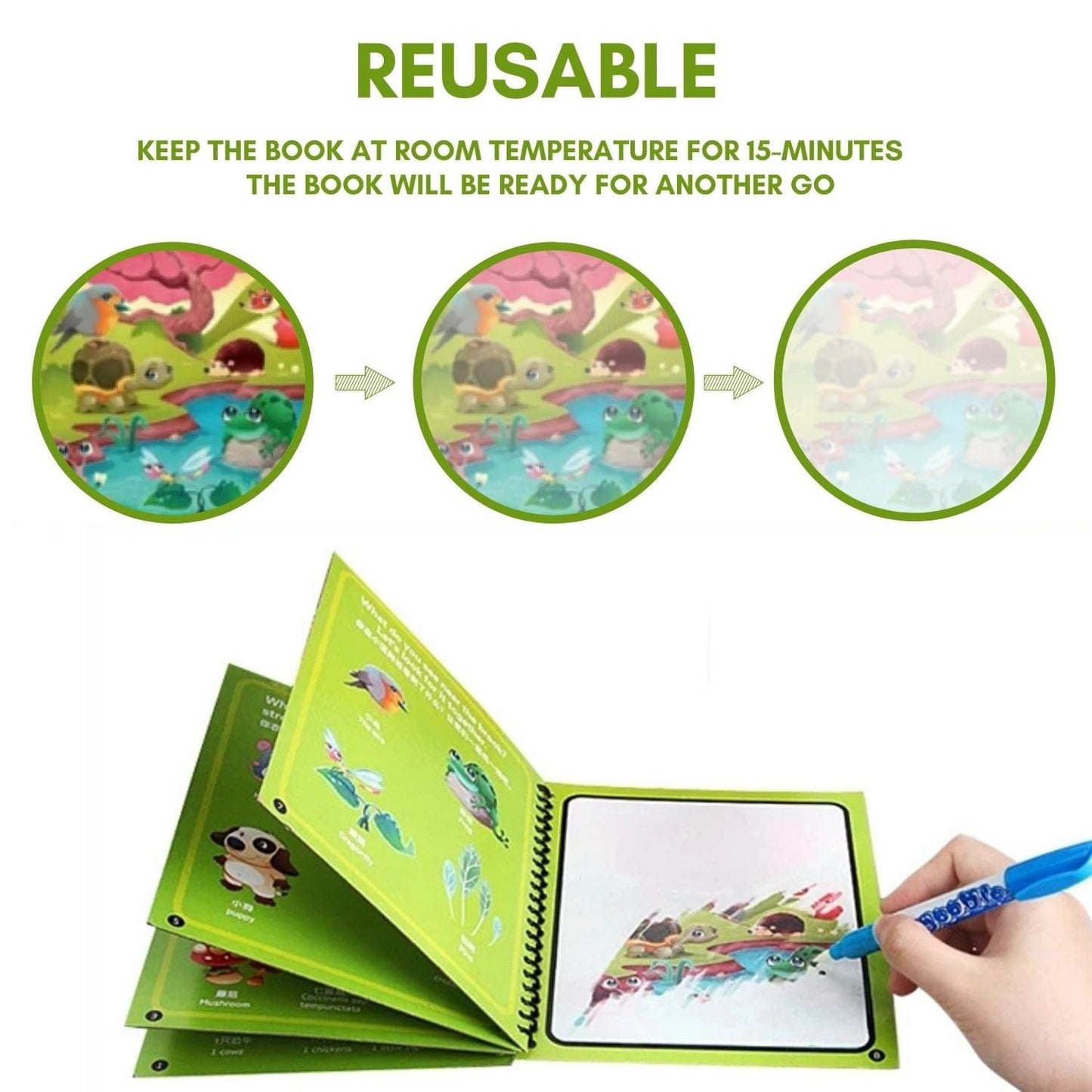 Magic Book Water Painting Book