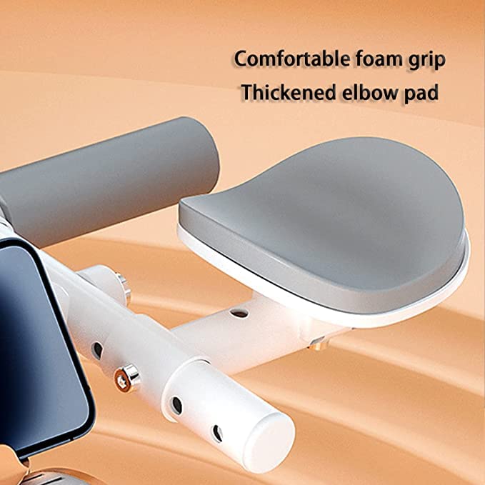 Ab Roller Wheel Exercise with Elbow Support, Automatic Rebound Abdominal Wheel, Double Wheel elbow and knee support for gym