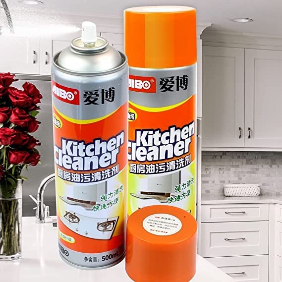 Multi-Purpose Foam Kitchen Cleaner Spray Grease Stain Remover 500 ML