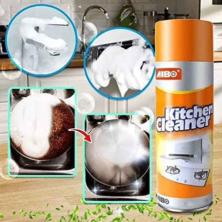 Multi-Purpose Foam Kitchen Cleaner Spray Grease Stain Remover 500 ML