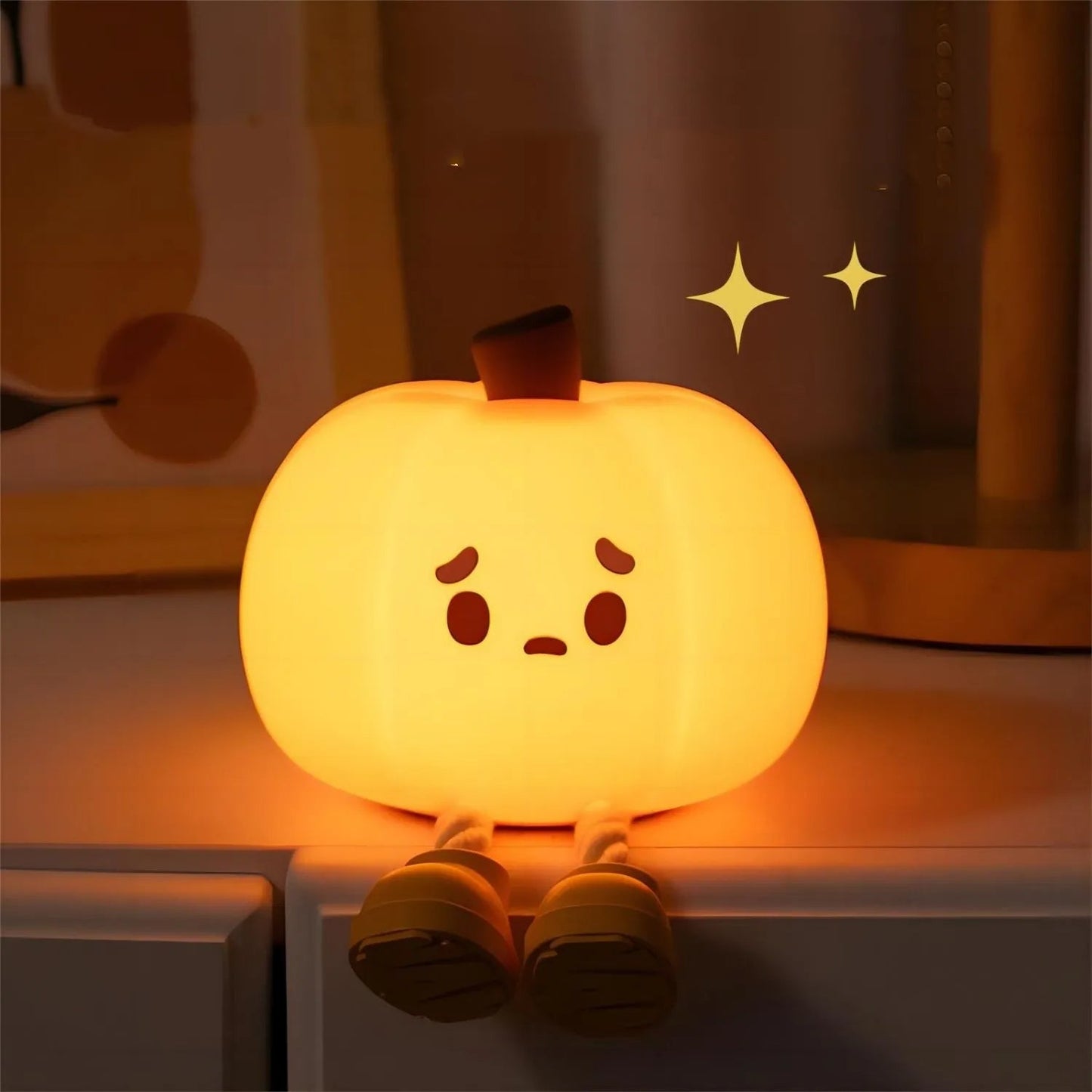 Soft Pumpkin Night Light 🎃
