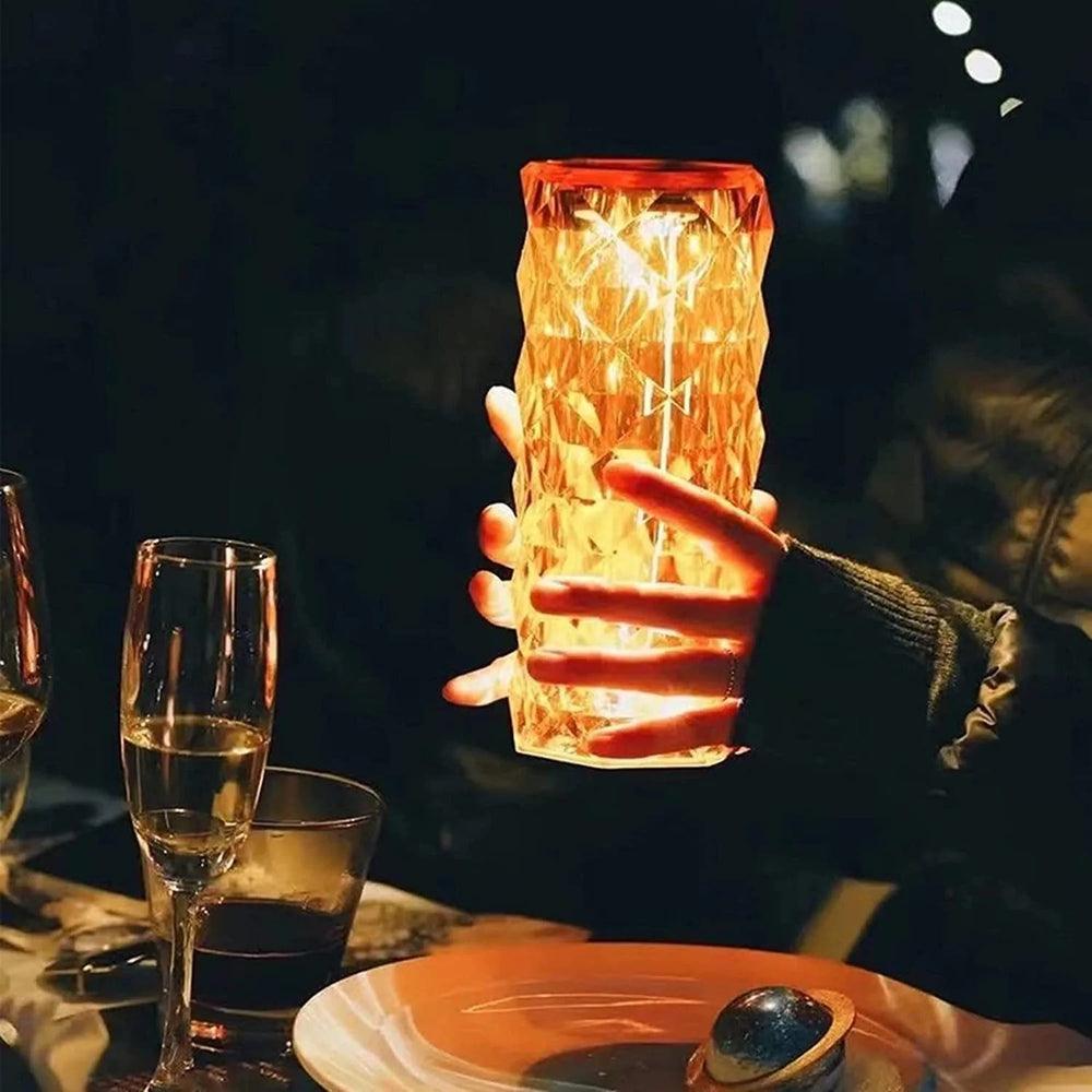 Crystal Rose Touch Lamp - SIGMA STORE
