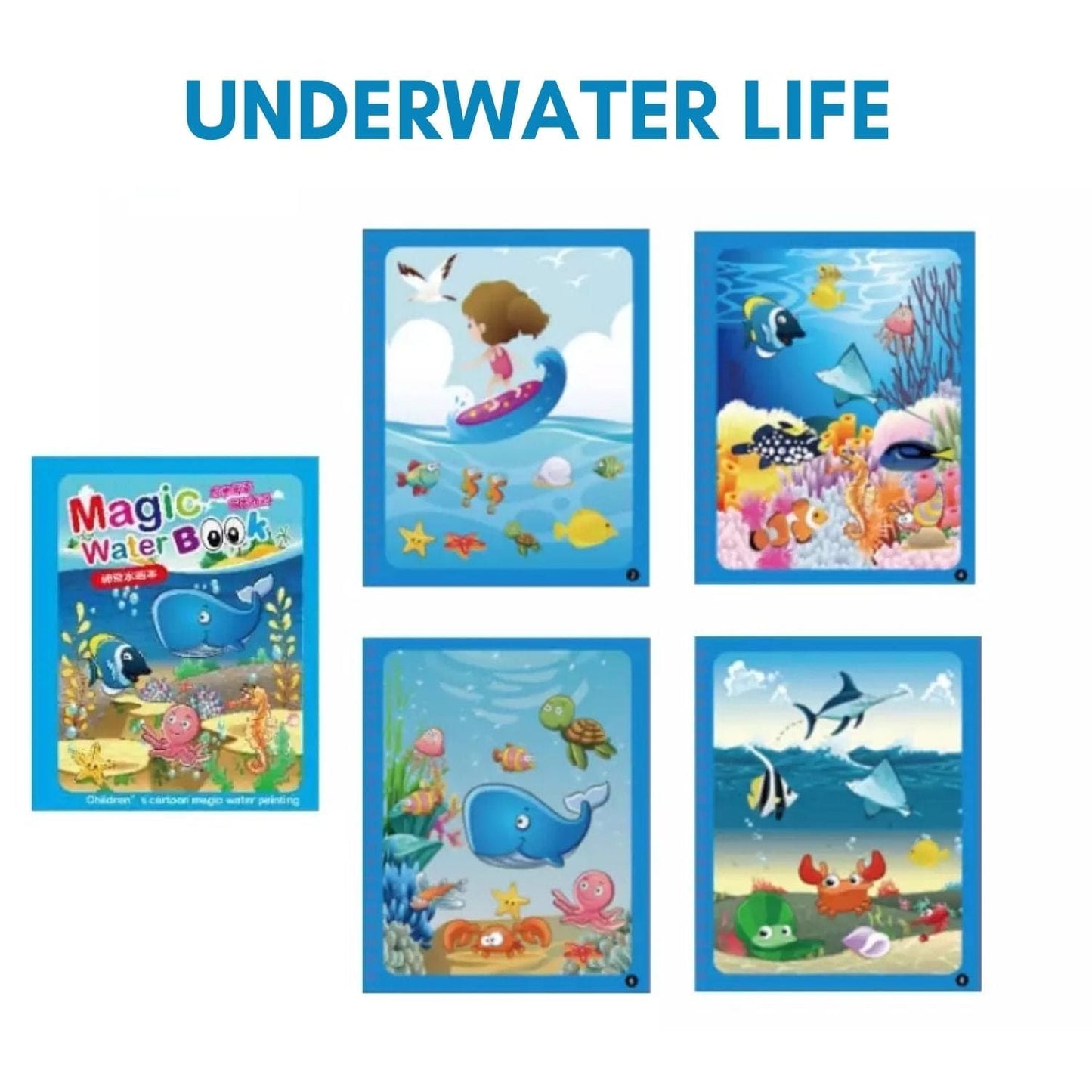 Magic Book Water Painting Book