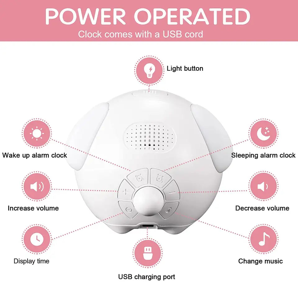 Digital Emoji Alarm Clock