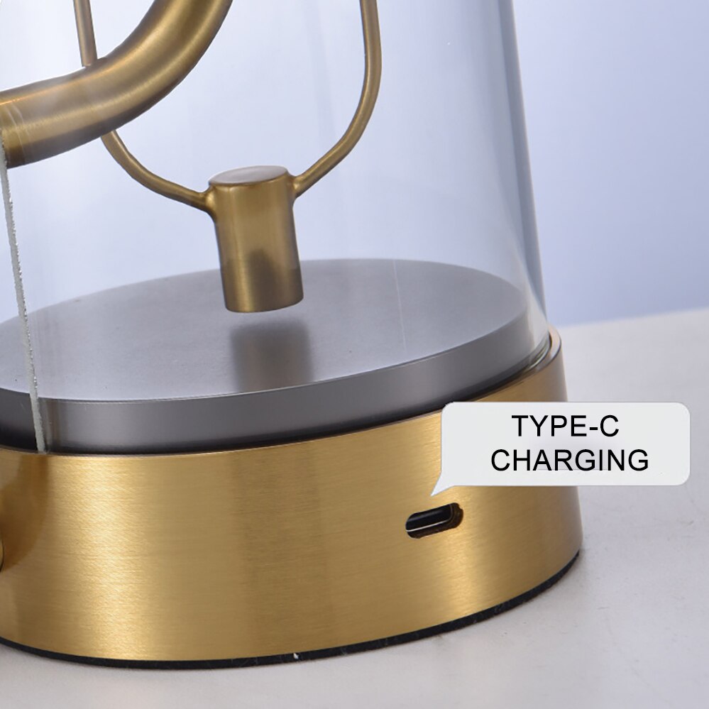 Candle Swing Table Lamp Creative Magnetic Field Atmosphere Bedroom lamp Retro Restaurant