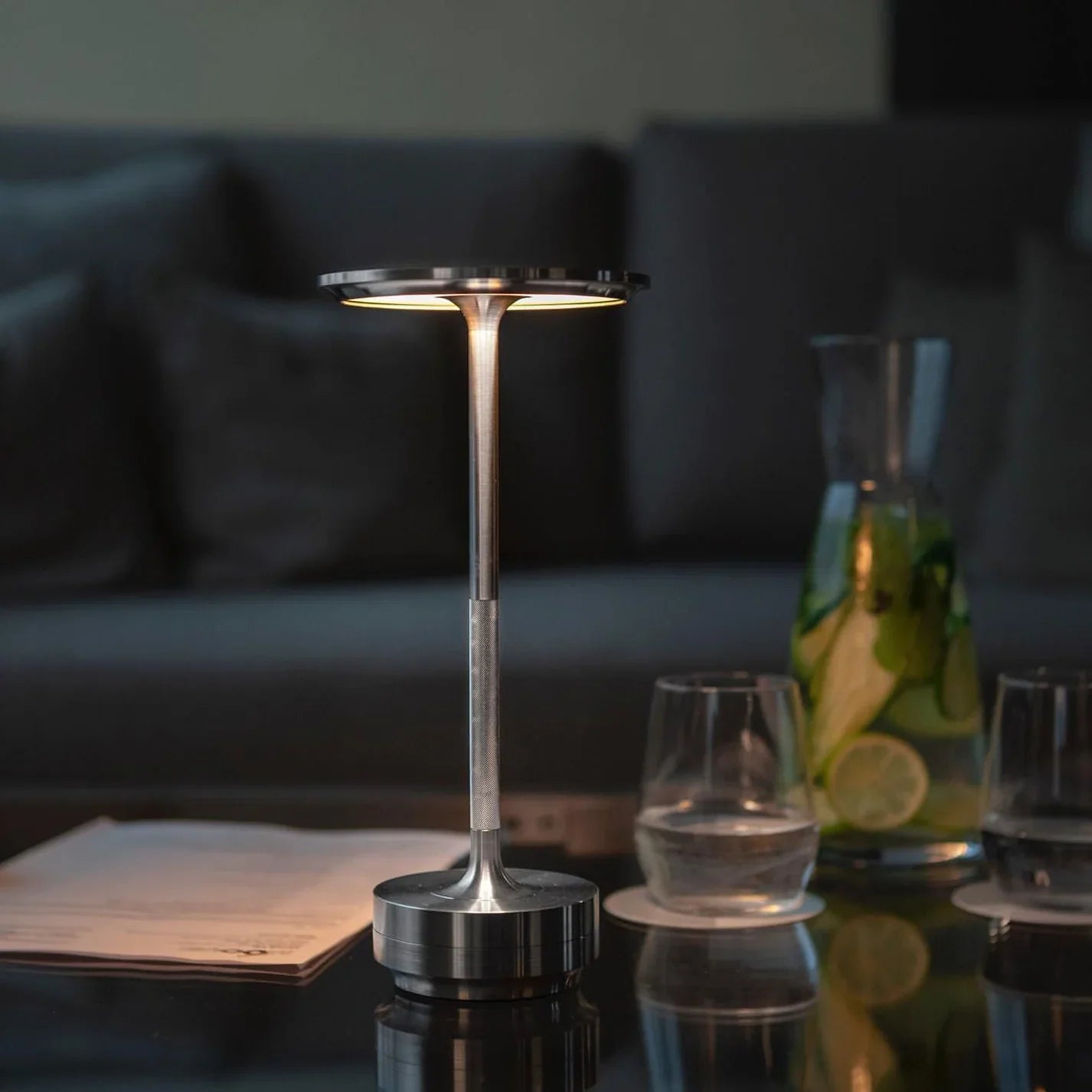 Cordless Elegance Table Lamp (Rechargable)