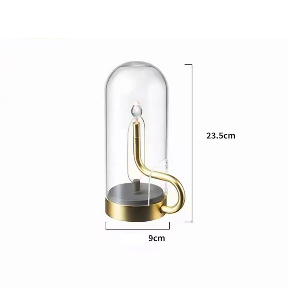 Candle Swing Table Lamp Creative Magnetic Field Atmosphere Bedroom lamp Retro Restaurant